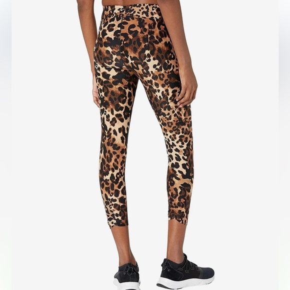 🐆Calvin Klein Performance Stylish Leopard Print Activewear 7/8 Length Leggings - Picture 2 of 16